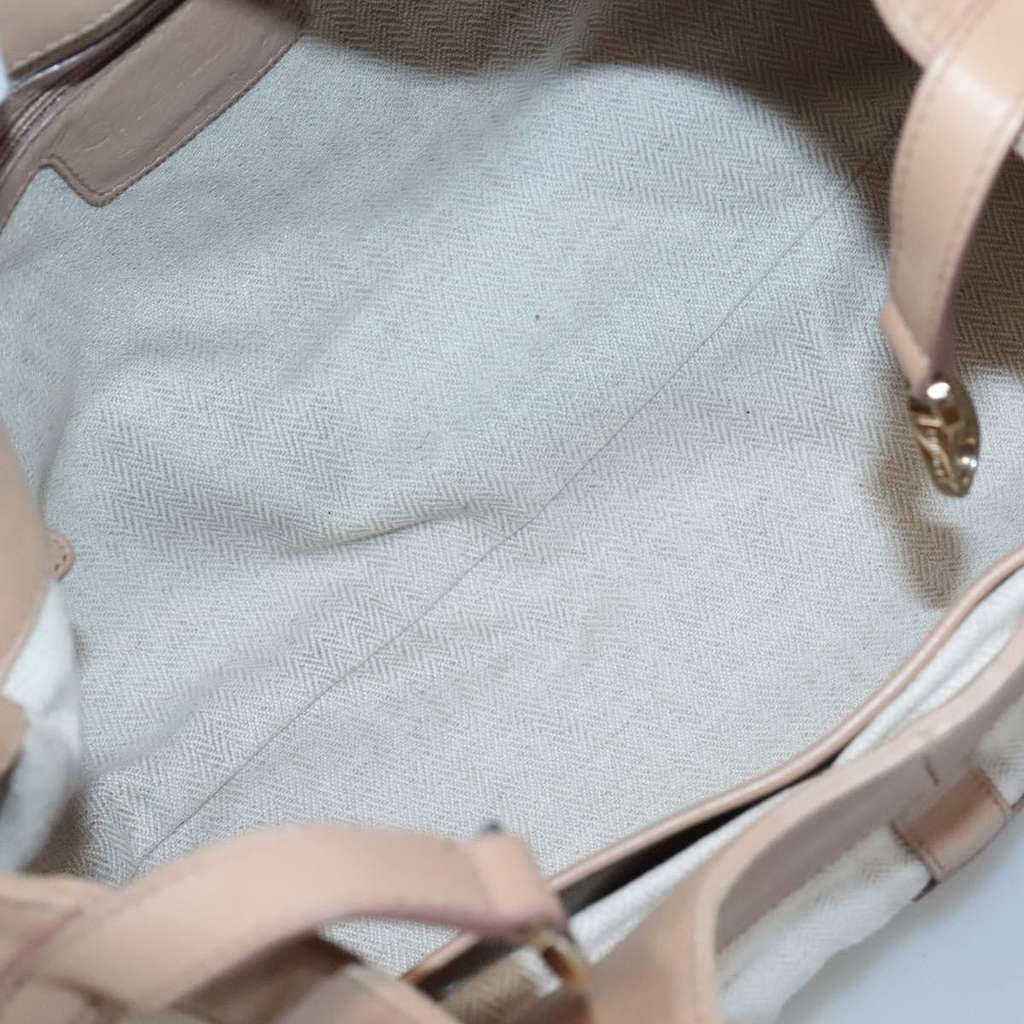 Bvlgari Chandra Hobo Beige Canvas Very good condition - Box View