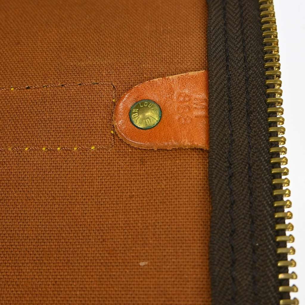 Louis Vuitton Keepall Bag Brown Canvas Very good condition - Box View