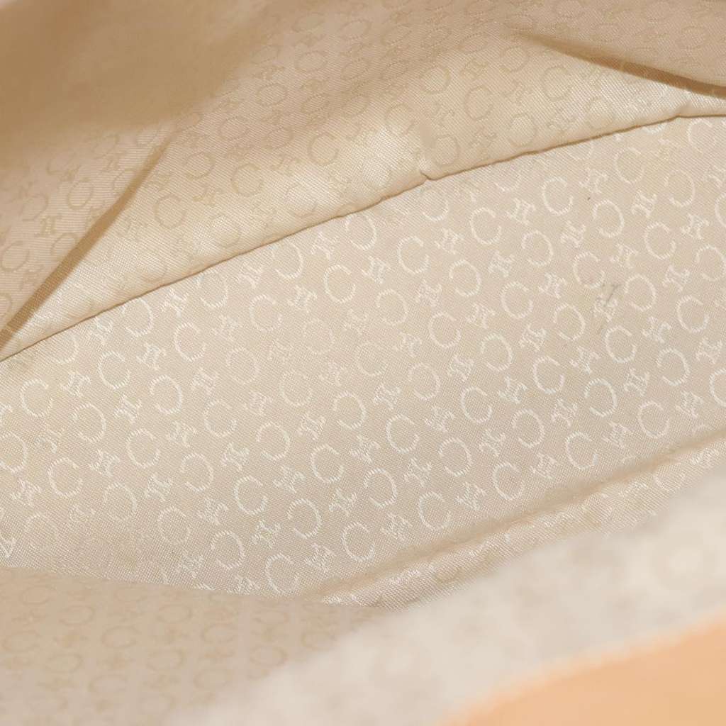 Celine Vintage Macadam Tote bag White Suede Very good condition - Box View