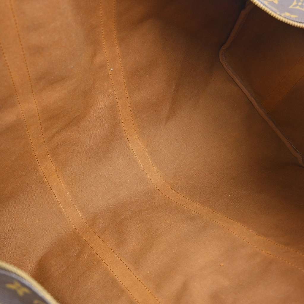 Louis Vuitton Keepall Bandouliere Bag Brown Canvas Good condition - Inside View