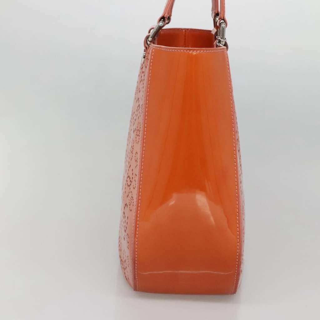 Chanel CC No.5 Shopping Tote Orange Very good condition - Inside View