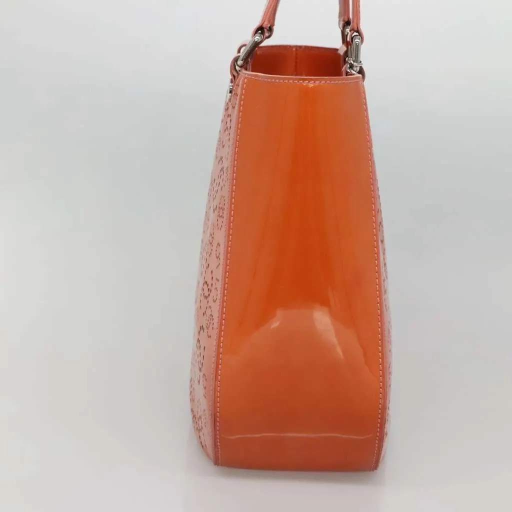 Chanel CC No.5 Shopping Tote Orange Good - Inside View
