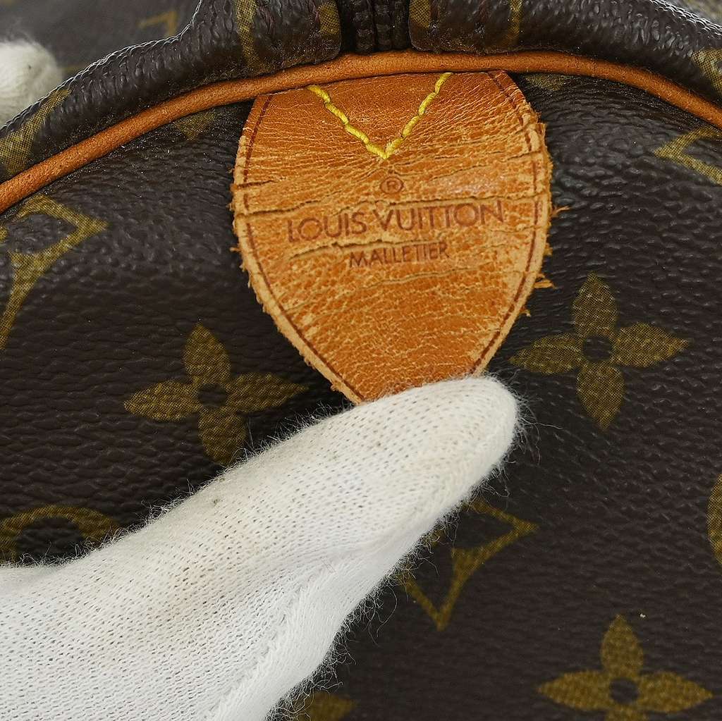 Louis Vuitton Keepall Bag Brown Canvas Good condition - Model View