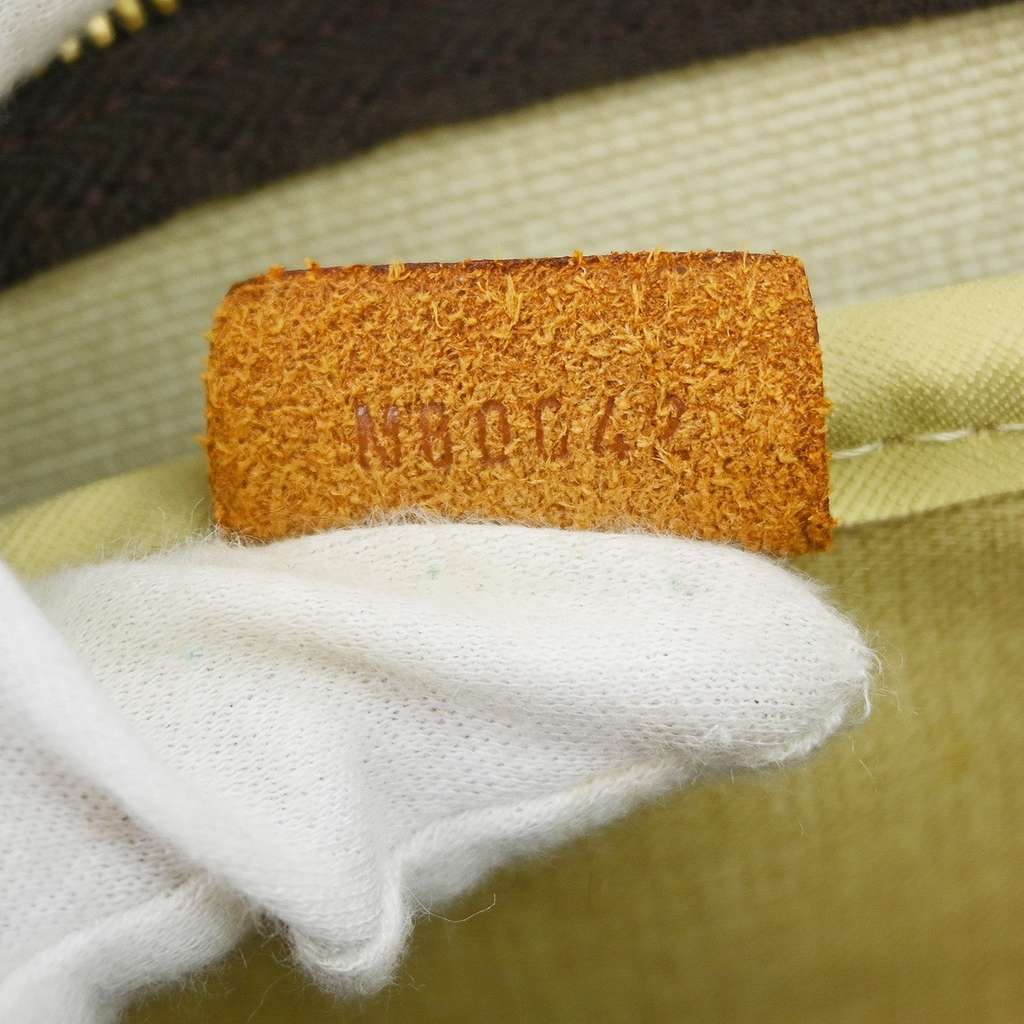 Louis Vuitton Deauville Handbag Brown Canvas Very good condition - Box View