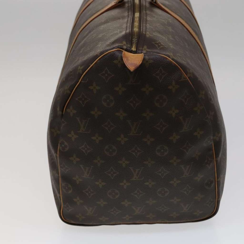 Louis Vuitton Keepall Bag Brown Canvas Good condition - Model View