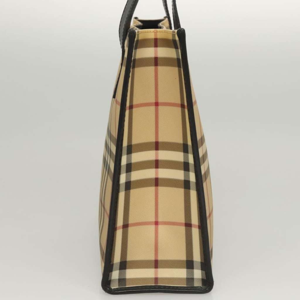 Burberry Nova Check Tote Beige Canvas Very good condition - Model View