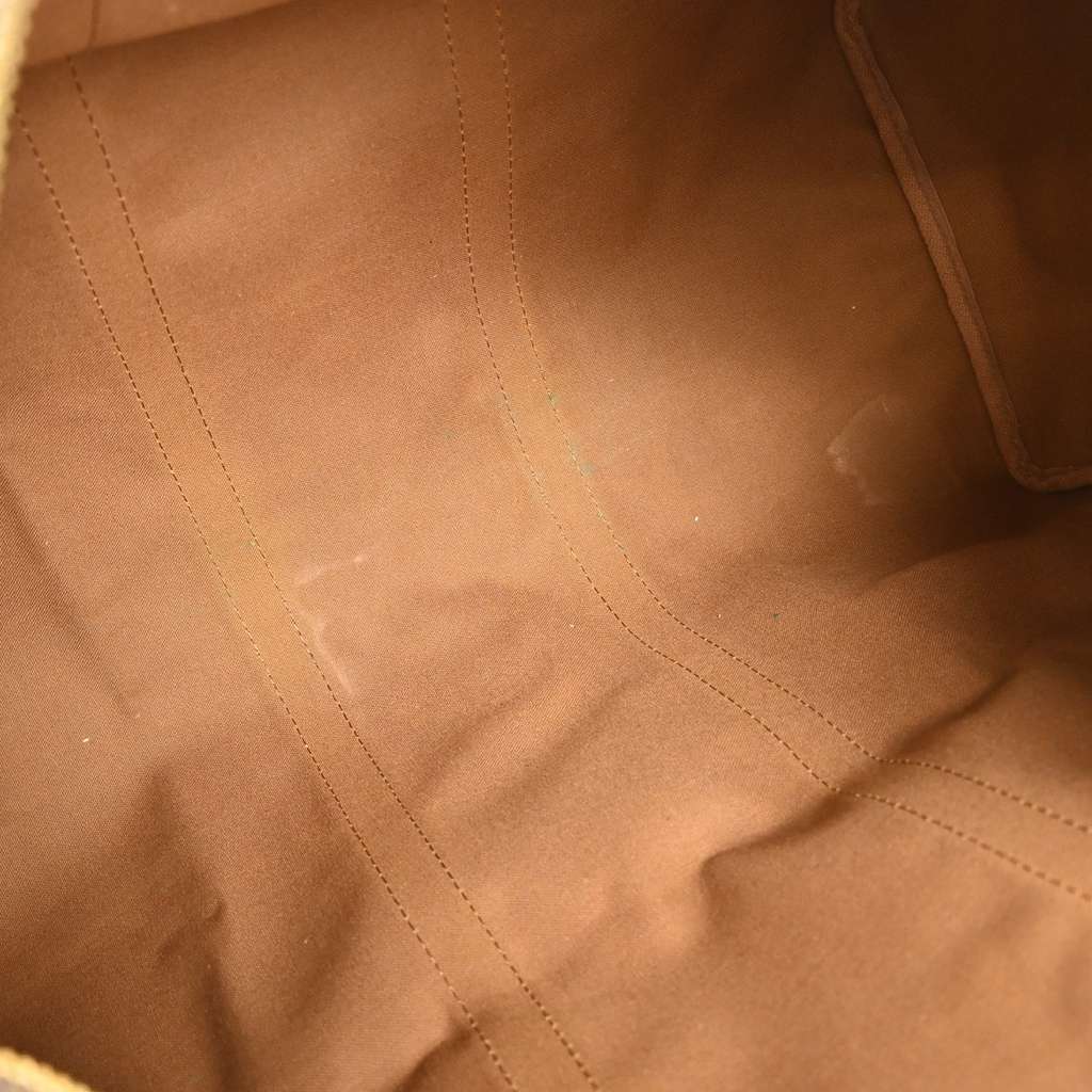 Louis Vuitton Keepall Bag Brown Canvas Very good condition - Inside View