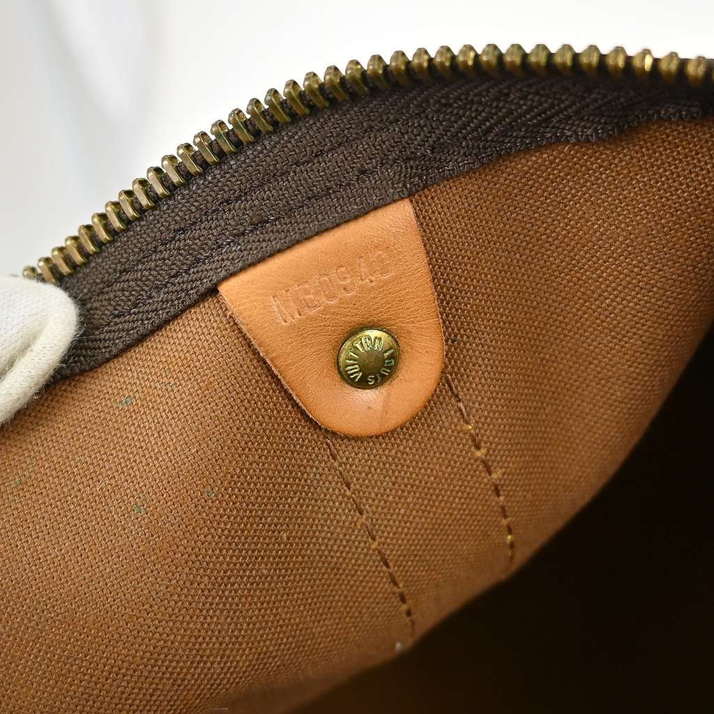 Louis Vuitton Keepall Bag Brown Canvas Very good condition - Box View