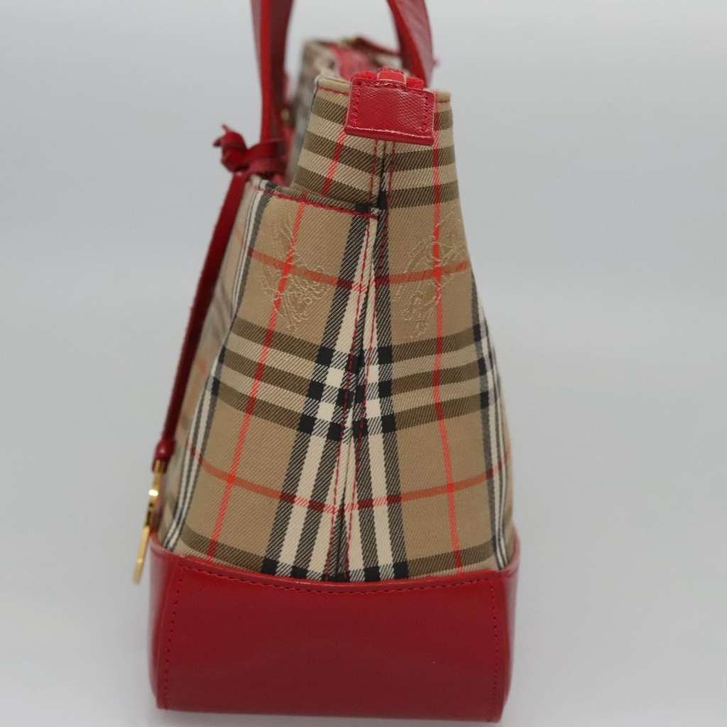 Burberry Nova Check Handbag Beige Canvas Very good condition - Inside View