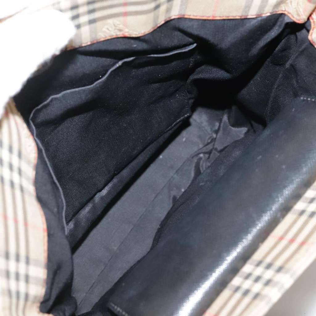 Burberry Nova Check Tote Beige Canvas Very good condition - Box View