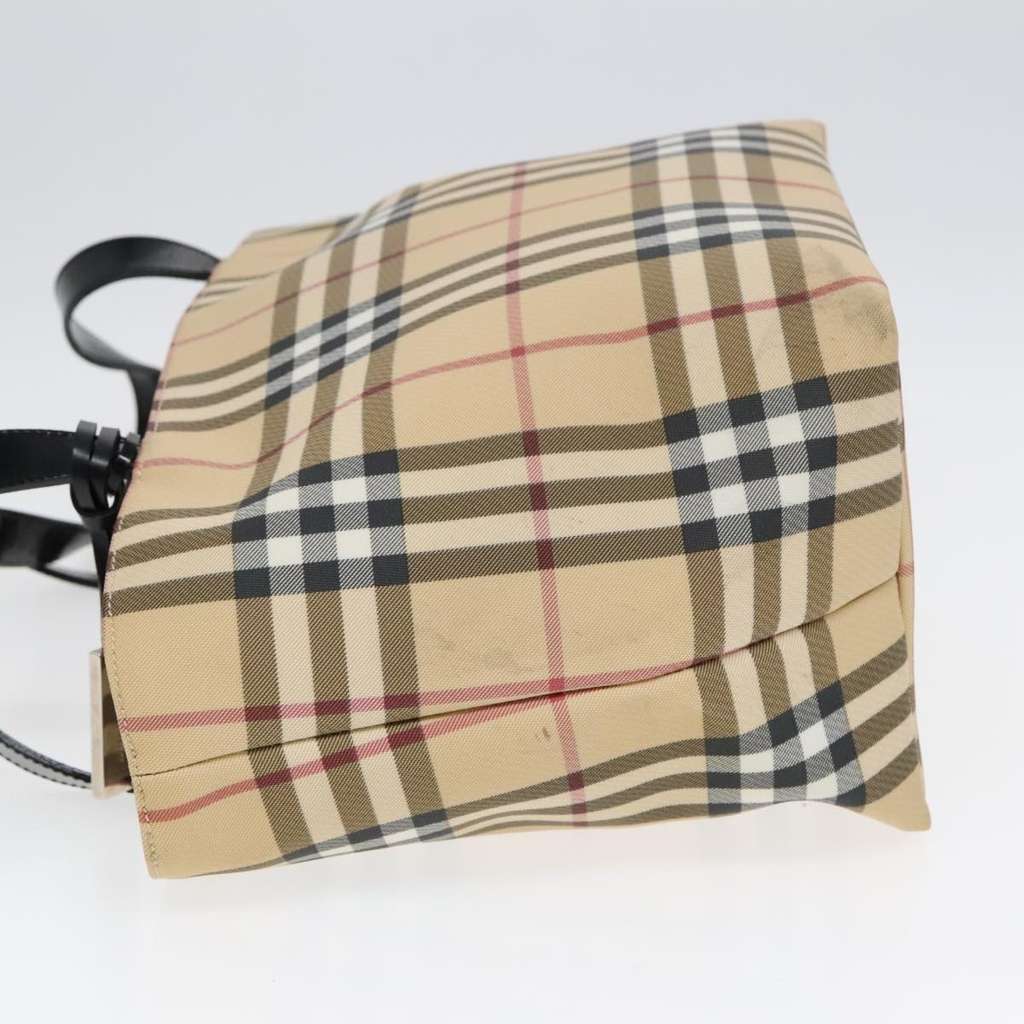 Burberry Nova Check Handbag Beige Canvas Very good condition - Model View