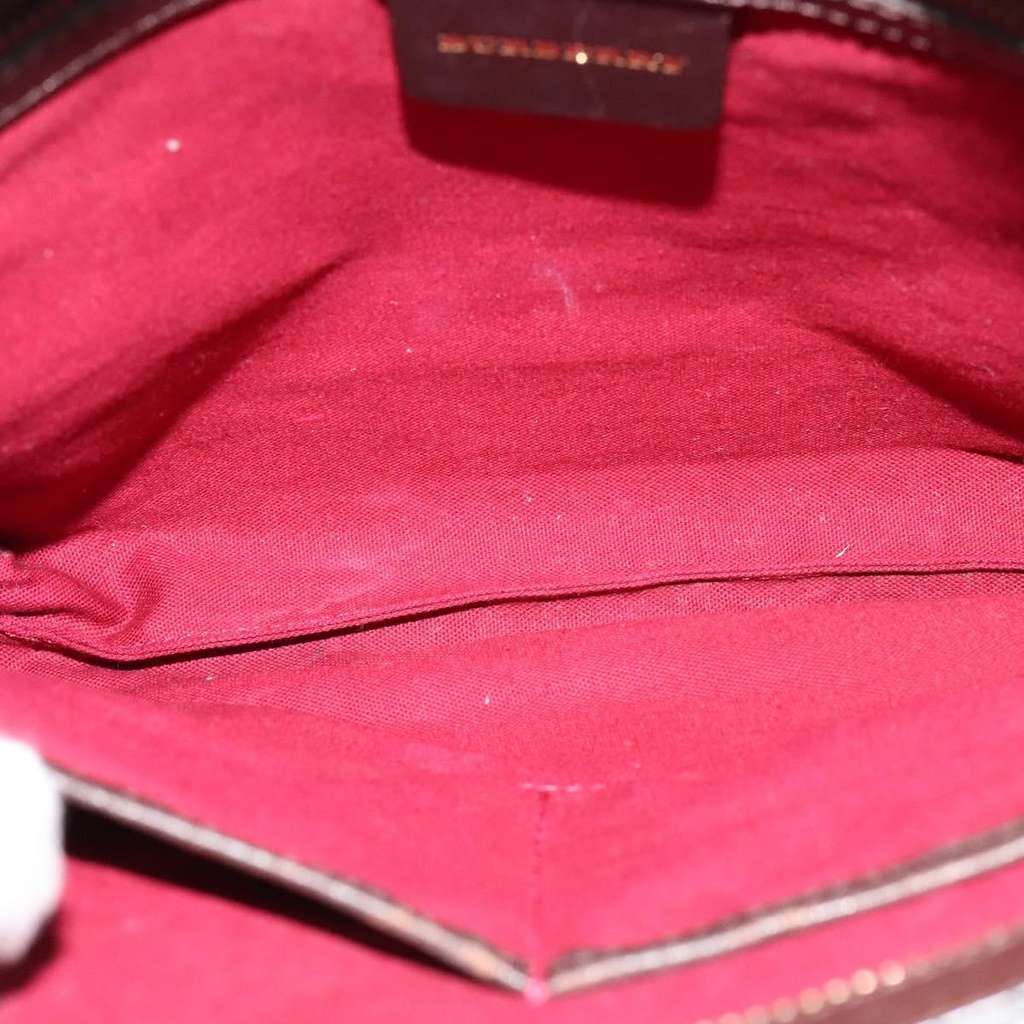 Burberry Nova check Shoulder bag Beige Canvas Good condition - Box View