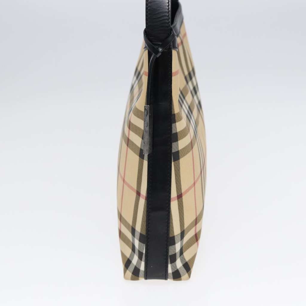 Burberry Nova check Shoulder bag Beige Canvas Good condition - Model View