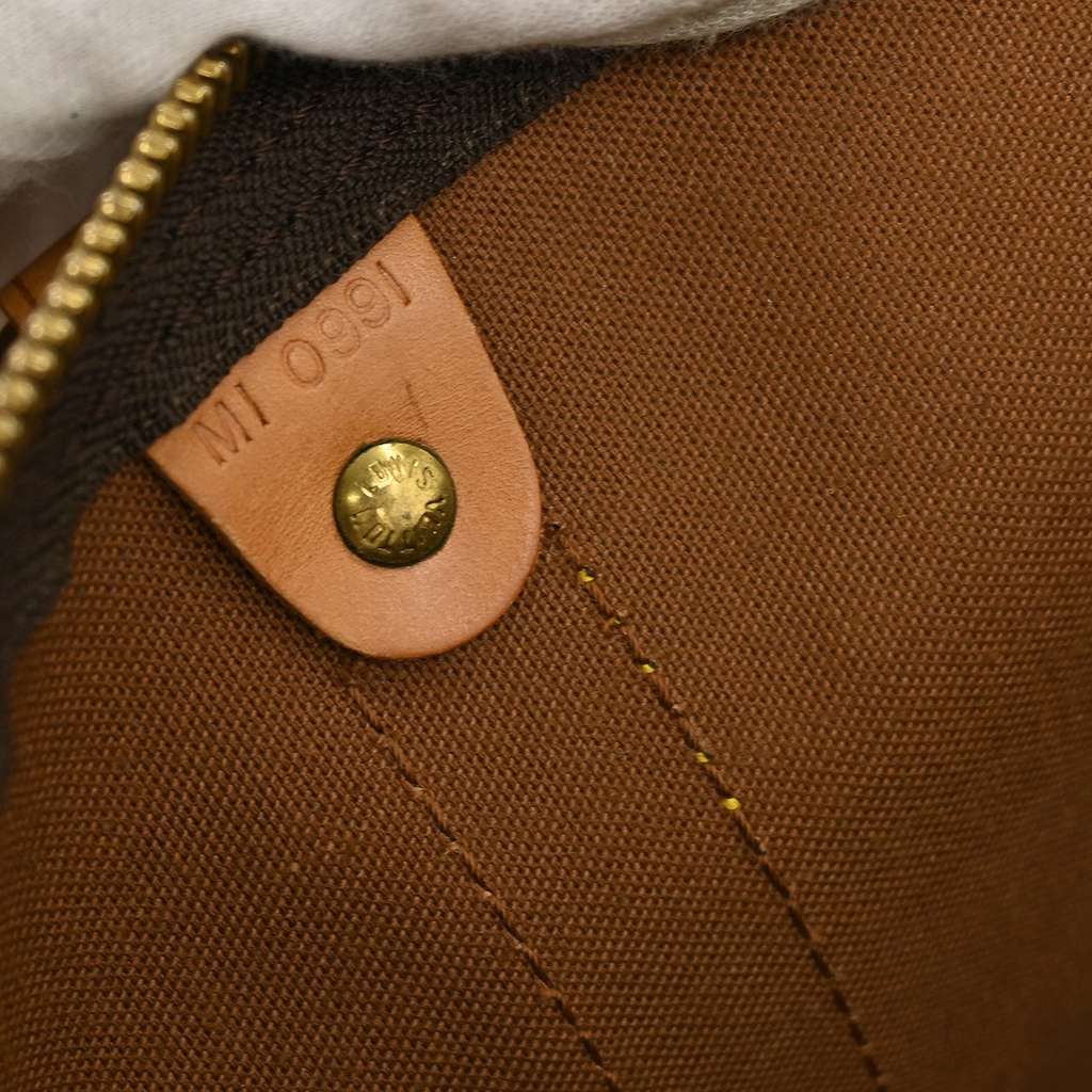 Louis Vuitton Keepall Bag Brown Canvas Good condition - Box View