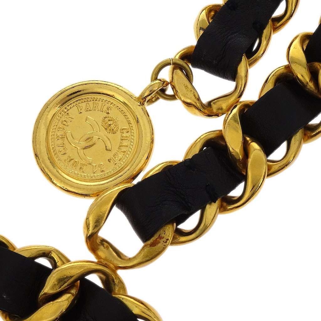 Chanel Vintage Multi-Chain Medallion Belt Gold Very good condition - Inside View