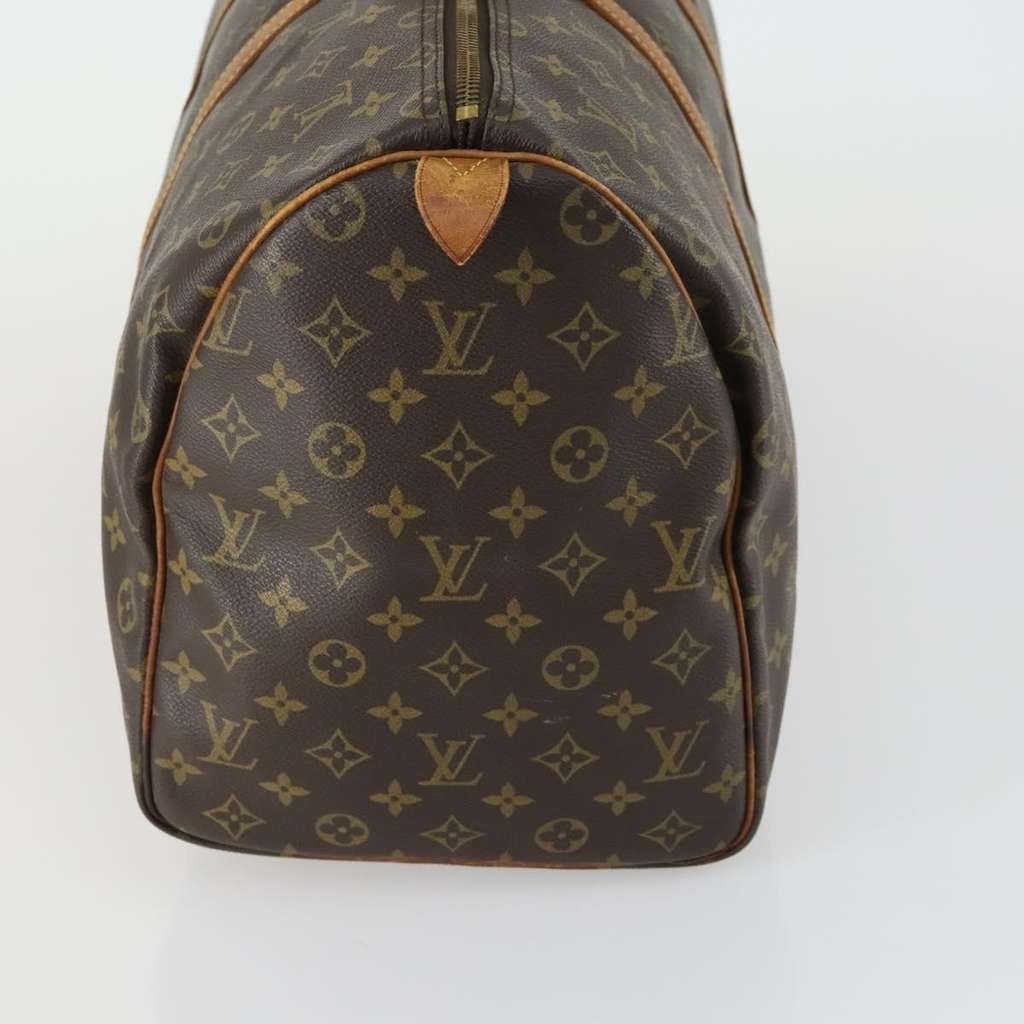 Louis Vuitton Keepall Bag Brown Canvas Good condition - Model View