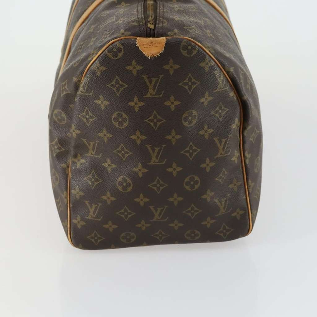 Louis Vuitton Keepall Bag Brown Canvas Good condition - Model View