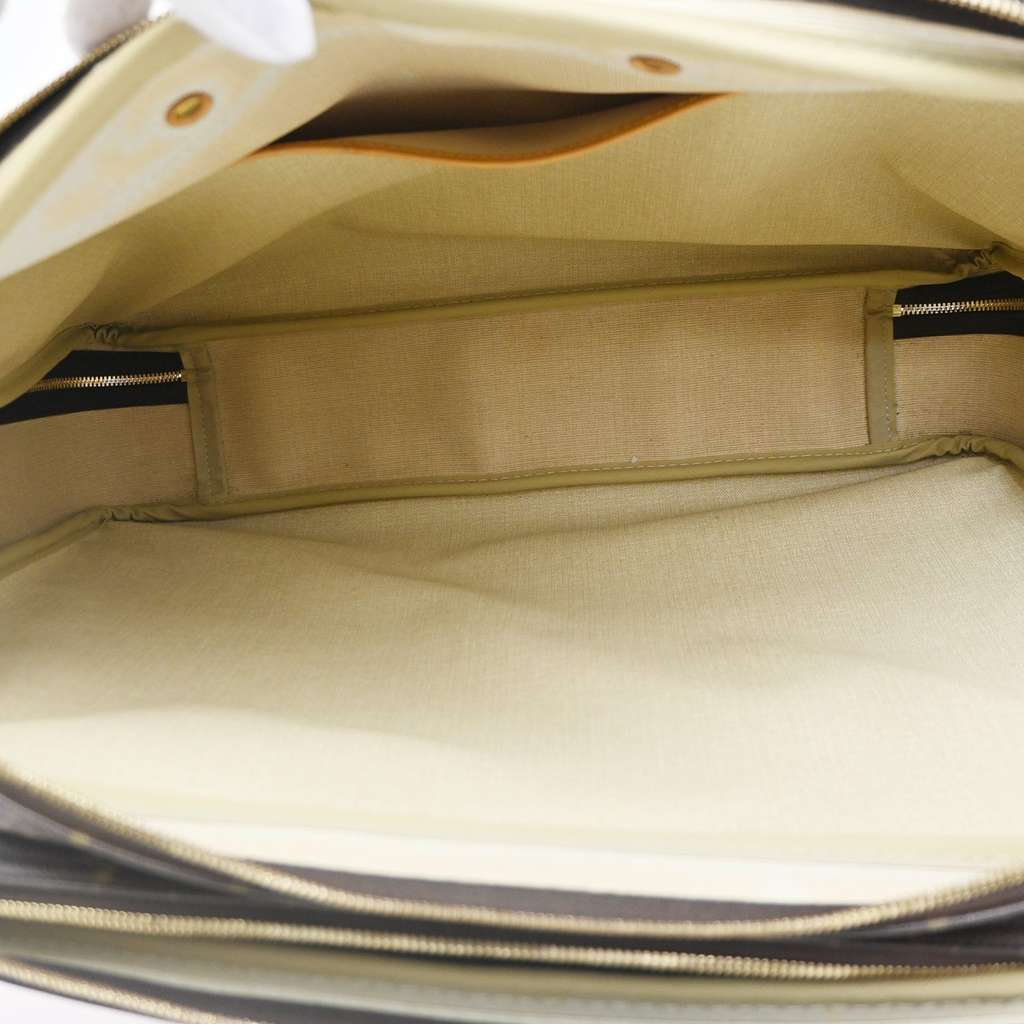 Louis Vuitton Alize Bag Brown Canvas Very good condition - Box View