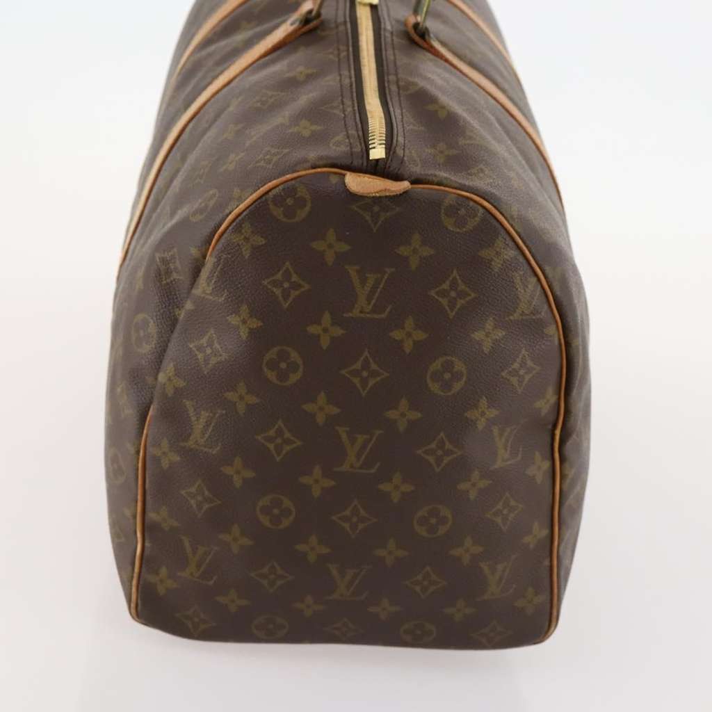 Louis Vuitton Keepall Bag Brown Canvas Good condition - Model View