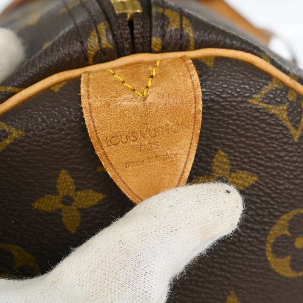 Louis Vuitton Keepall Bag Brown Canvas Very good condition - Model View