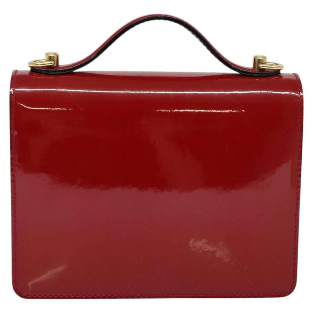 Louis Vuitton Monceau Handbag Red Very good condition - Back View