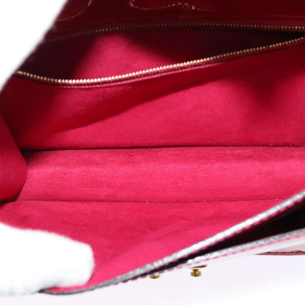 Louis Vuitton Monceau Handbag Red Very good condition - Box View