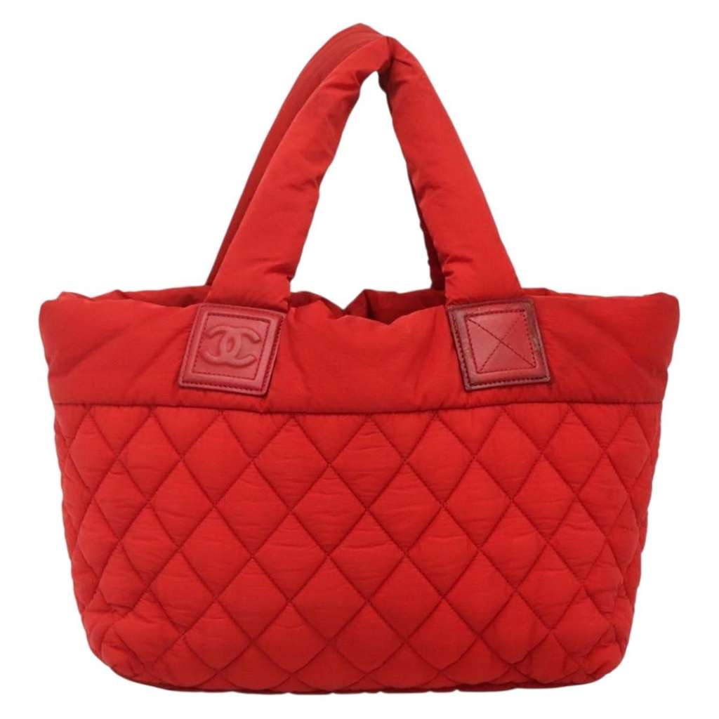 Chanel Coco Cocoon Reversible Tote Red Good condition - Back View