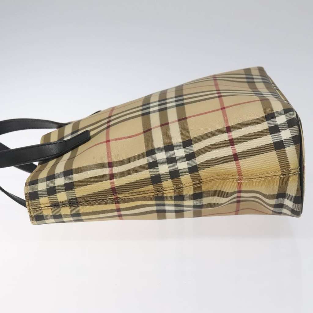 Burberry Nova Check Tote Beige Canvas Very good condition - Model View