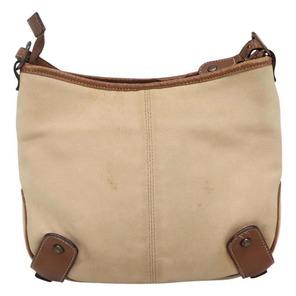 Burberry Blue Label shoulder bag Beige Canvas Good condition - Back View