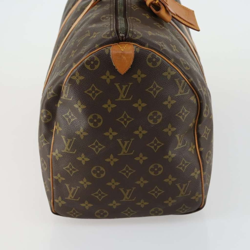Louis Vuitton Keepall Bag Brown Canvas Good condition - Model View