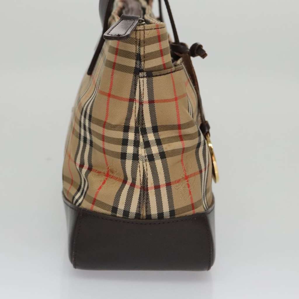 Burberry Nova Check Handbag Beige Canvas Good condition - Inside View