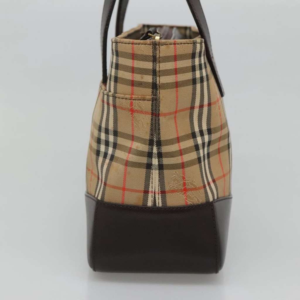 Burberry Nova Check Handbag Beige Canvas Very good condition - Inside View