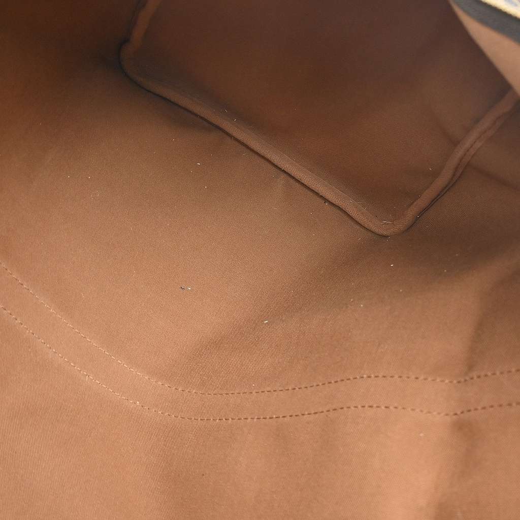 Louis Vuitton Keepall Bag Brown Leather Good condition - Inside View