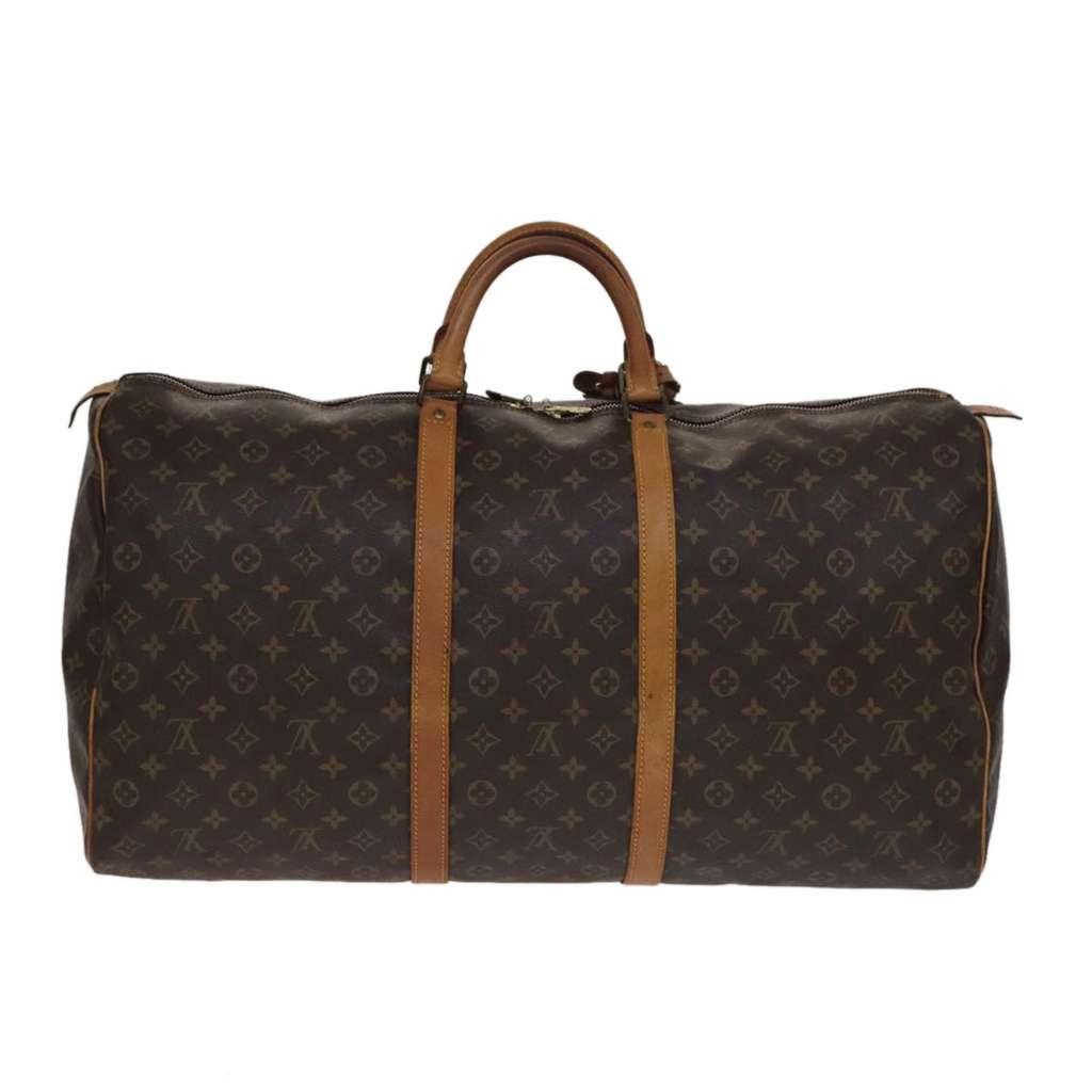 Louis Vuitton Keepall Bag Brown Canvas Good condition - Back View
