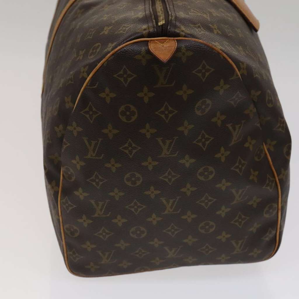 Louis Vuitton Keepall Bag Brown Canvas Good condition - Model View