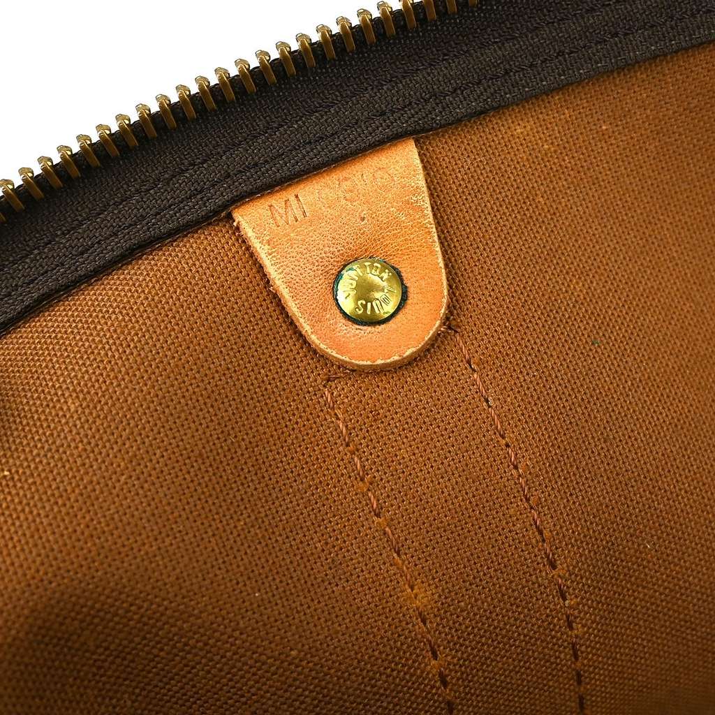 Louis Vuitton Keepall Bag Brown Canvas Good condition - Box View