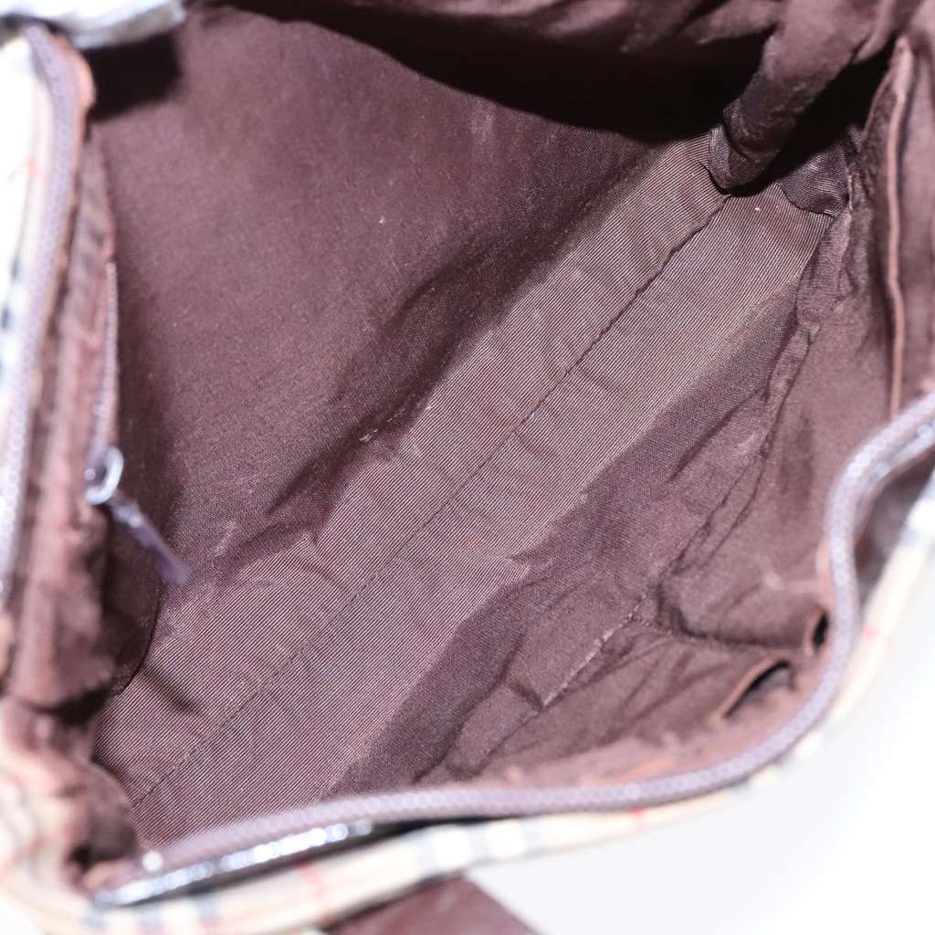 Burberry Nova Check Tote Beige Canvas Good condition - Box View