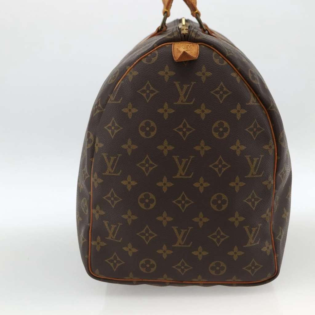 Louis Vuitton Keepall Bag Brown Canvas Good condition - Model View