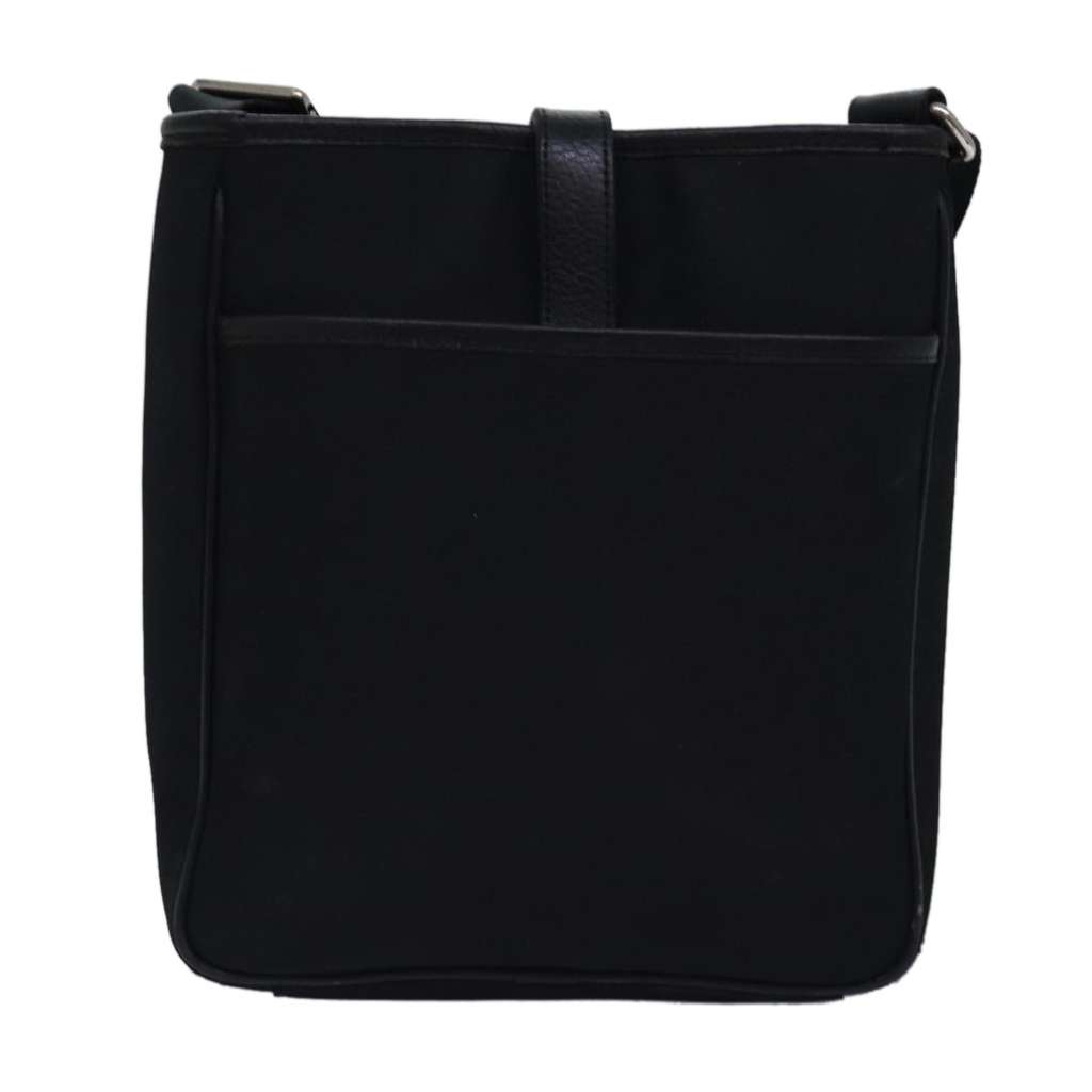 Burberry Nova check Shoulder bag Black Canvas Good condition - Back View