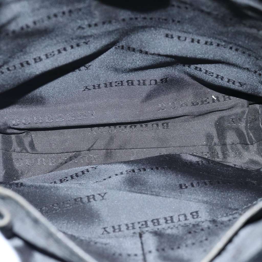 Burberry Nova check Shoulder bag Black Canvas Good condition - Box View