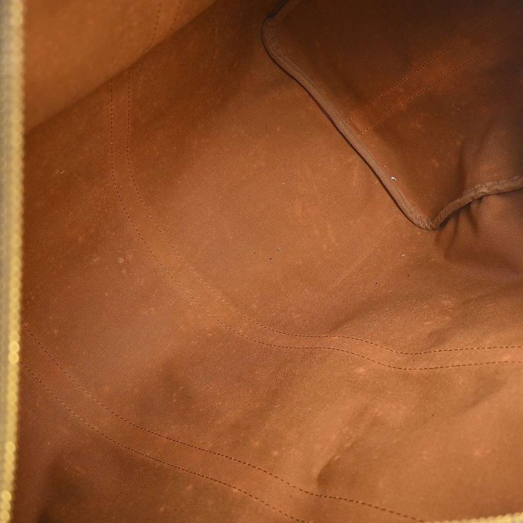 Louis Vuitton Keepall Bag Brown Canvas Good condition - Inside View