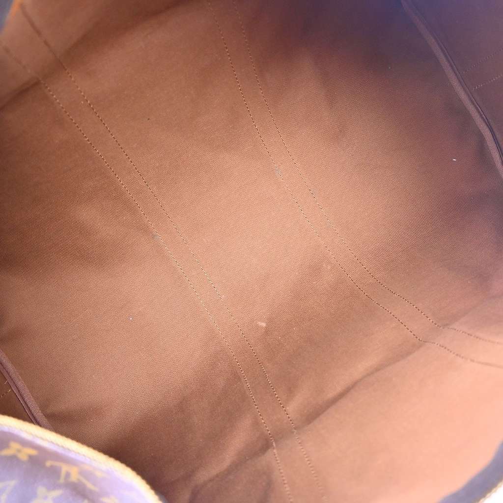 Louis Vuitton Keepall Bandouliere Bag Brown Canvas Good condition - Inside View