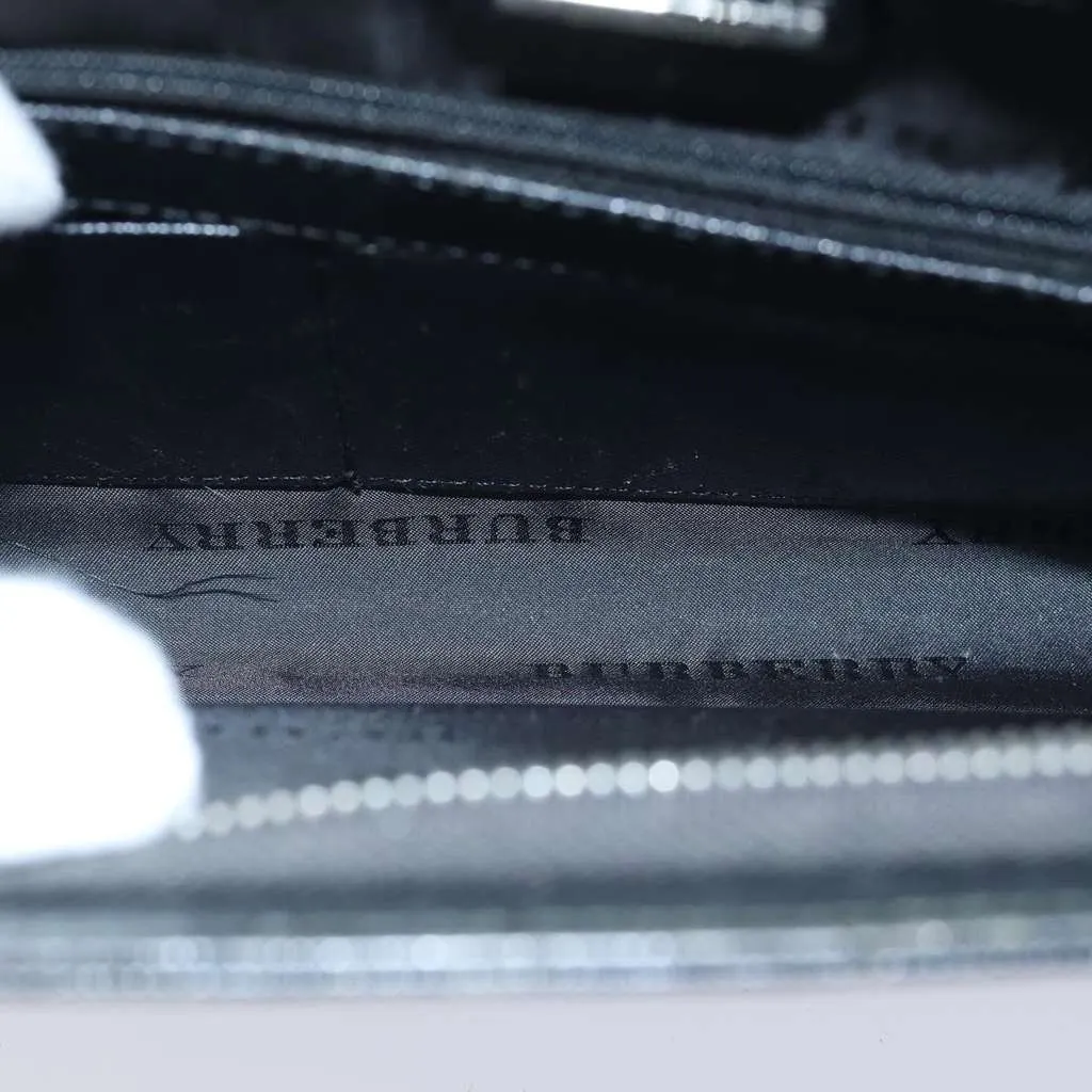 Burberry Vintage Pouch Black Leather Good - Box View