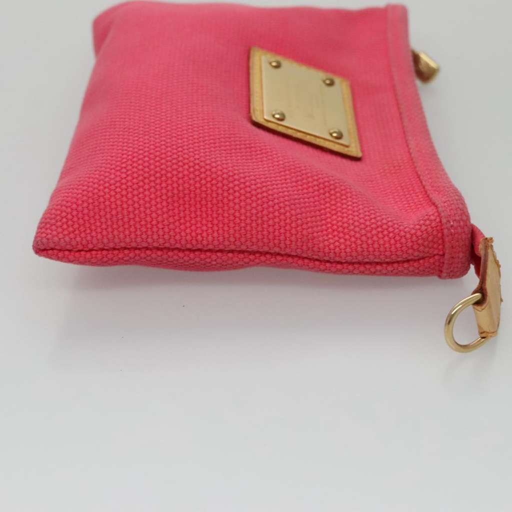 Louis Vuitton Antigua Pouch Pink Canvas Very good condition - Model View