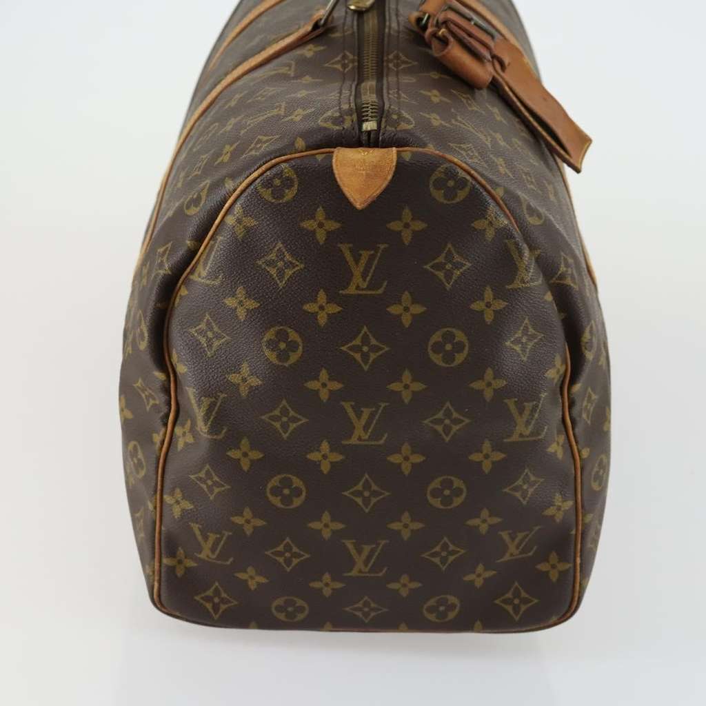Louis Vuitton Keepall Bag Brown Canvas Good condition - Model View