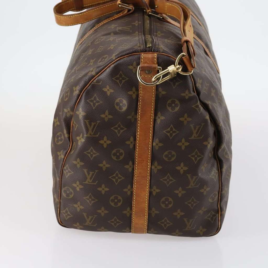 Louis Vuitton Keepall Bandouliere Bag Brown Canvas Good condition - Inside View