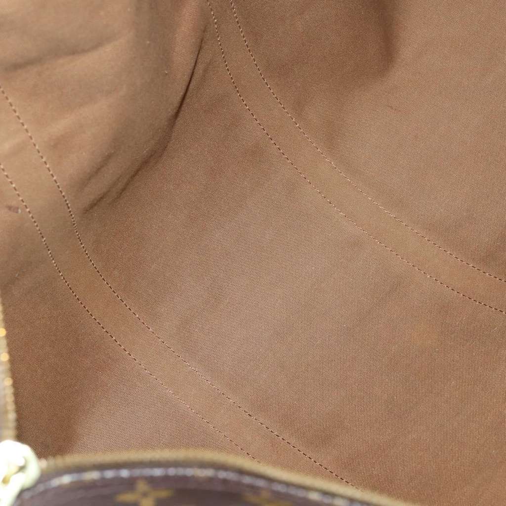 Louis Vuitton Keepall Bandouliere Bag Brown Canvas Good condition - Box View