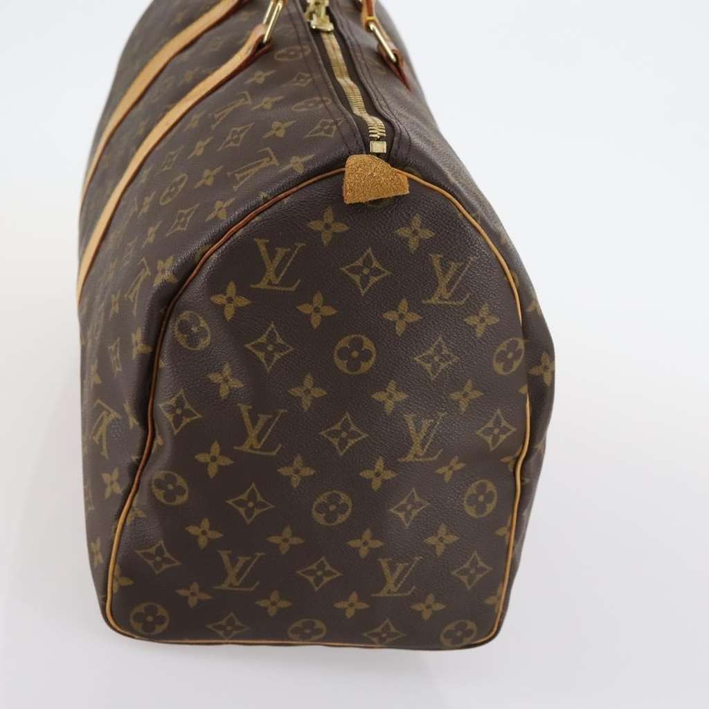 Louis Vuitton Keepall Bag Brown Canvas Good condition - Model View