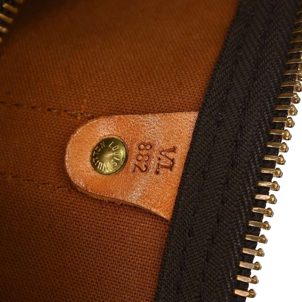 Louis Vuitton Keepall Bag Brown Canvas Very good condition - Box View