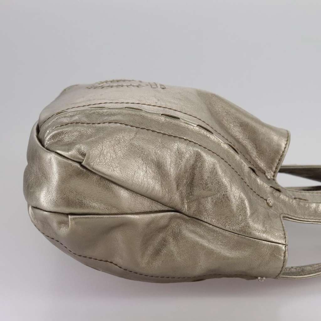 Salvatore Ferragamo Gancini handbag Gold Leather Very good condition - Model View